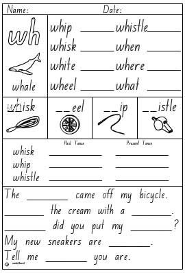 Digraph Wh Worksheet, Wh Words Worksheet Grade 1, Wh Sound Worksheet, Wh Words Worksheet, Diagraph Worksheets, Wh Digraph Worksheets, Wh Worksheets, Seagull Craft, Digraph Activities