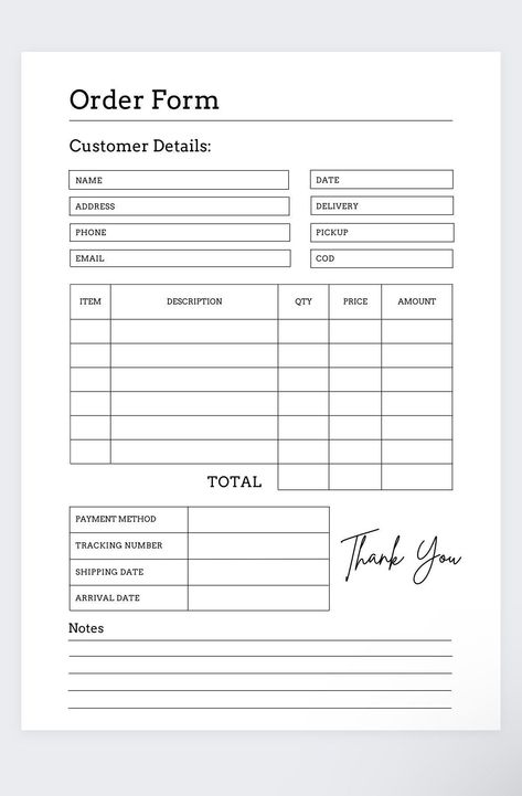 Professional Order Form,small Business Tracke Croc Business, Small Business Tracker, Bouquet Business, Business Tshirt, Etsy Shop Planner, Festival Branding, Business Tracker, Order Tracker, Business Printables