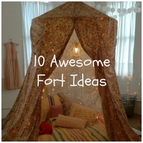 Fort Ideas To Keep Your Kids Happy Indoors – Home and Garden How To Build A Fort With Blankets, Reading Hideaway, Reading Fort, Diy Blanket Fort, Sleepover Fort, Bedroom Fort, Indoor Tent For Kids, Indoor Forts, Fort Ideas