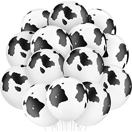 Cow Balloons, Jungle Balloons, Farm Themed Party, Balloons For Birthday, Farm Theme Birthday, Cow Birthday, Barnyard Birthday, Cow Decor, Printed Balloons