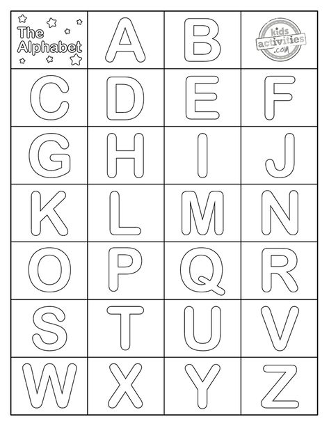 Download and print these alphabet printable chart coloring pages for kids who are learning their ABCs or need some tracing practice. This set includes two ABC chart coloring pages ideal for kids in preschool and older. Letter Chart Preschool, Abc Chart Preschool Free Printable, Abc Chart Printable Free, Preschool Alphabet Printables Free, Abc Printables Free, Abc Charts, Diwali Colours, Free Alphabet Chart, Alphabet Chart Printable