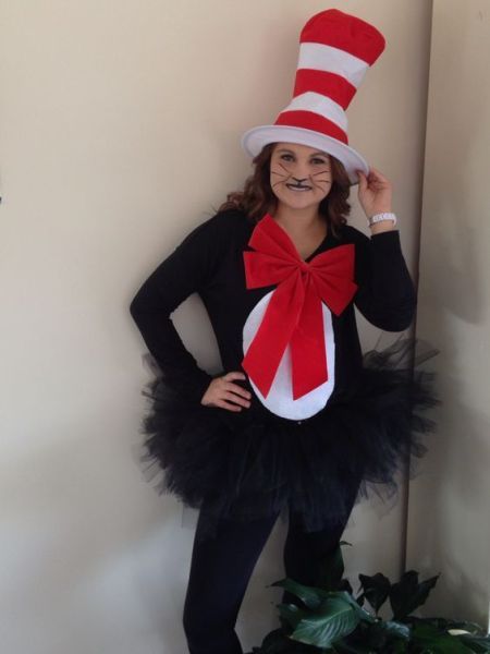 Dr Seuss Diy Costumes, Dr. Seuss Costumes, Cat In The Hat Costume, Dr Seuss Costumes, Character Dress Up, Book Costumes, Teacher Costumes, Dr. Seuss, World Book Day Costumes