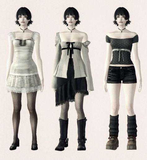 Maxi Skirt Sims 4 Cc, Sims 4 Maxi Skirt Cc, Ps2 Horror, Protagonist Outfit, Video Game Outfits, Skirt Tights, Horror Protagonist, Dress Tights, Horror Game Protagonist