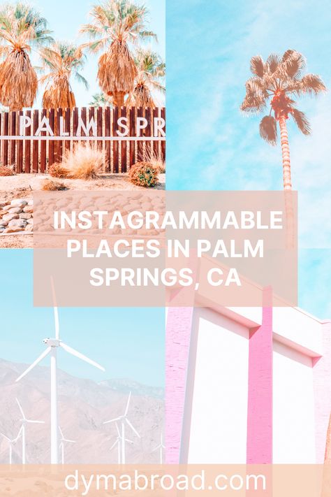 Palm Springs Photoshoot, Spring Picture Ideas, Palm Springs Restaurants, Palm Springs Aesthetic, Palm Springs Home, Palm Springs Hotels, Instagram Places, Instagram Locations, Best Instagram Photos