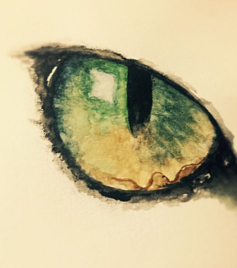 Animal Eyes Drawing, Watercolor Eyes, Watercolor Cat, Small Canvas Art, Watercolor Art Lessons, Amazing Art Painting, Book Art Drawings, Cool Art Drawings, Sketchbook Art Inspiration