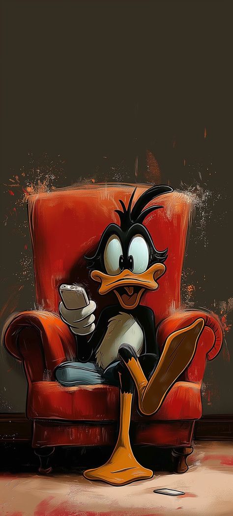 Daffy Duck Wallpaper Iphone, Rr Wallpaper, Looney Tunes Wallpaper, Duck Wallpaper, Cartoon Character Tattoos, Cool Pictures For Wallpaper, Looney Tunes Characters, Looney Tunes Cartoons, Classic Cartoon Characters