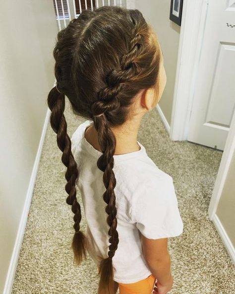 Rikki shared a post on Instagram: "Matching french twist pigtails ✨ #pigtails #hairtwist #longhair #longhairstyles #frenchbraids #braidinghair #schoolhairstyles #trenzas #warkocze #flechten #peinados #braidstyles #hairstylesforgirls #braidingmommies #braidyourhair #twistbraids". Follow their account to see 556 posts. French Twist Pigtails, Twist Pigtails, Twist Braid Tutorial, Tutorial Hairstyles, Braid Inspiration, Twist Braid, Braid Tutorial, French Twist, Quick Hairstyles