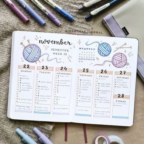 Minimal Bujo Theme, January Bujo Theme, Bujo Design, Cozy Drawing, Crochet Journal, Bullet Journal Week, Journal August, Bujo Themes, Daily Bullet Journal