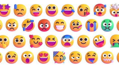 Microsoft's new emojis bring a fresh sense of emotional fluency to online chat | Creative Boom World Emoji, World Emoji Day, New Emojis, Bus Games, Emoji Design, Office Team, Emoji Images, Forms Of Communication, Communication Tools