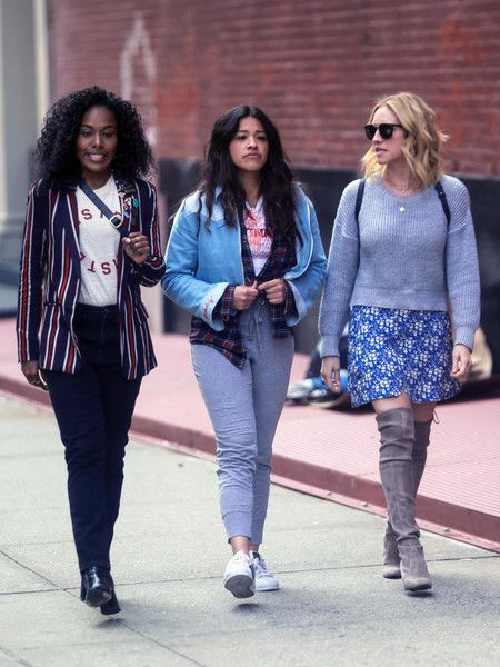 Someone Great, Snow Outfits, Gina Rodriguez, Brittany Snow, Snow Outfit, Popular Outfits, Contemporary Outfits, Great Movies, Elegant Outfit