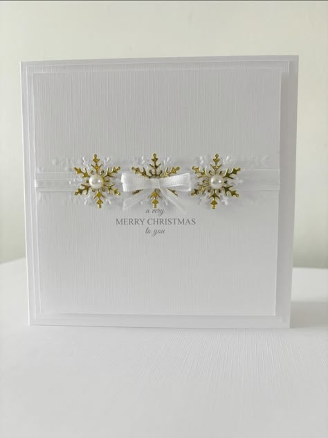 Shayne Eddie, Cas Christmas Cards, Elegant Christmas Cards, White Christmas Card, Fun Christmas Cards, Stamped Christmas Cards, Simple Christmas Cards, Snowflake Cards, Beautiful Christmas Cards