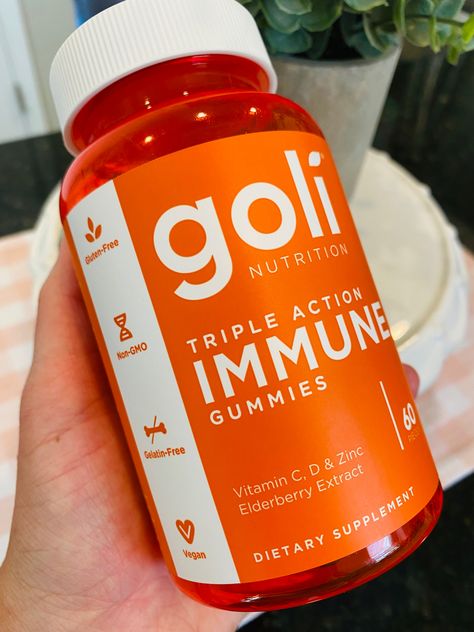 Take TWO ✌🏻 Immune gummies a day to keep your immune system healthy and strong! Made with vitamins C, D, Zinc plus elderberry extract and a botanical blend of turmeric, ginger and echinacea! 🧡 Save 35% off TODAY ONLY with code HALLIE at go.goli.com/Hallie Gluten free, Vegan 🌱, Non GMO, Kosher and gelatin free! Immune Gummies, Elderberry Extract, Immune System Vitamins, Fruit Plus, Vitamin C Benefits, Vitamins C, Daily Vitamins, Diet Supplements, Immune Health