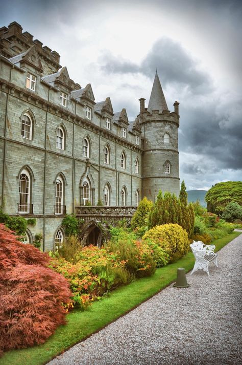 Inveraray Castle Castle Interior Medieval, Castles In America, Inveraray Castle, Dramatic Landscape, Robert Fuller, Castles In Ireland, Castles In England, European Castles, Castles In Scotland