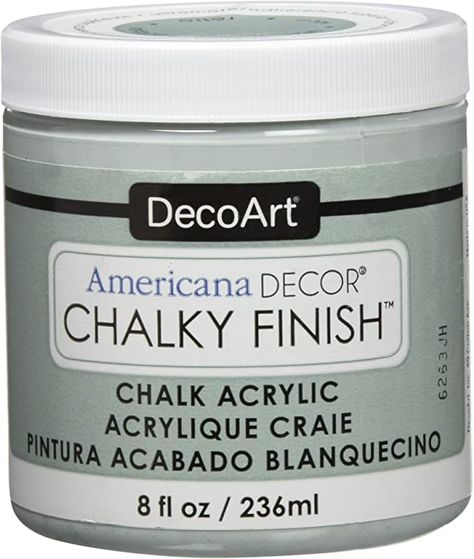 Amazon.com: Deco Art ADC-17 Americana Chalky Finish Paint, 8-Ounce, Vintage, Multicolored Headboard Makeover, Chalky Finish Paint, Modern Headboard, Americana Decor, Paint Types, Dresser Makeover, Media Cabinet, Glass Cabinet Doors, Deco Art