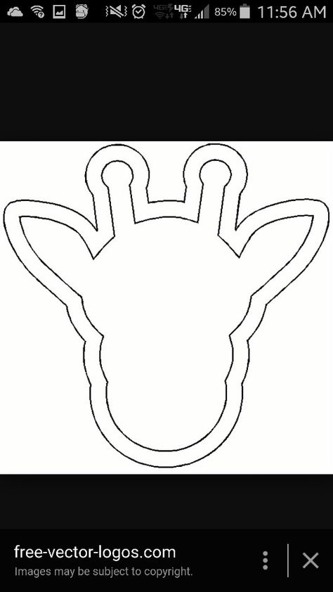 Giraffe head template Giraffe Head Template, Safari Crafts, Preschool Jungle, Giraffe Neck, Giraffe Crafts, Zoo Crafts, Giraffe Head, Safari Theme Party, Halloween 2019