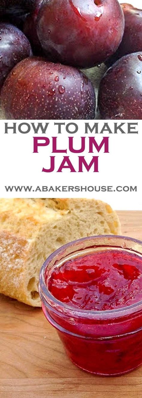 20 Totally Homemade Jam Recipes Homemade Jam Recipes, Plum Jam Recipe, Plum Jam Recipes, Cornbread Recipes, Oxtail Recipes, Jam Recipes Homemade, Canning Recipe, Canning Jam, Plum Jam