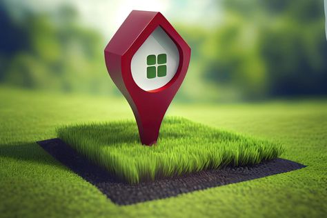 House symbol with location pin icon on earth and green grass in real estate sale Location Pin Icon, House Symbol, Pin Icon, Location Pin, Gallery Wallpaper, Plots For Sale, Art Gallery Wallpaper, Wedding People, Cityscape Photos