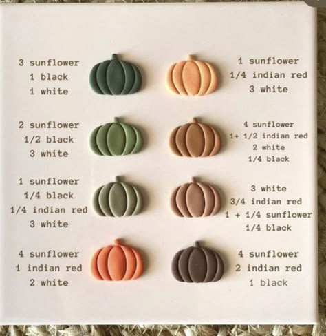 Polymer Clay Recipe, Polymer Clay Gifts, Polymer Clay Flower Jewelry, Diy Earrings Polymer Clay, Polymer Clay Jewelry Tutorials, Sculpey Clay, Clay Color, Handmade Clay Jewelry, Polymer Clay Christmas