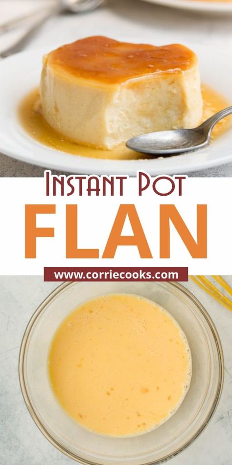 Instant Pot Flan Recipe, Instant Pot Dessert, Pressure Cooker Desserts, Instant Dessert, Coconut Flan, Best Pressure Cooker Recipes, Sopapilla Cheesecake, Dessert For Breakfast, Sweet Easy