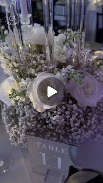 Flowers 🌺 By G Bella- Wedding Stylist|Floral Designer on Instagram: "Classic Black & White Wedding at The Gramercy 💫

There’s something so effortlessly chic about a black-and-white wedding, and @thegramercynj provides the perfect canvas for this timeless theme. One of the things we love most about this venue is how it seamlessly matches the wedding colors, creating a classic, elegant backdrop for every moment.

To enhance this monochrome palette, we kept the floral arrangements and décor minimal yet impactful. Floating candles add a soft, romantic glow, while a mix of real and LED candles around the flowers safely layers in the light.

And, of course, we adore mixing and matching elements to craft an inviting atmosphere—like our signature candelabras! We paired them with clusters of baby Round Table Decor Wedding, Timeless White Wedding, White Wedding Table, Floral Mechanics, Elegant Backdrop, Round Table Decor, Big Wedding Cakes, Bella Wedding, Monochrome Palette