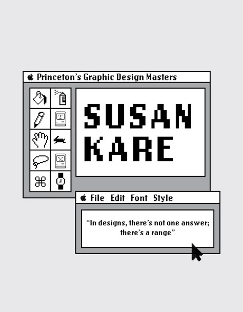 Susan Kare Design, Susan Kare, Pixel Book, Pixel Art Dialogue, Pixel Typography, Keyboard Graphic Design, Pixel Icons, 8 Bit Font, 8 Bit Typography