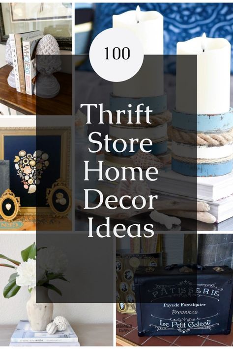 Our favorite thrift store projects from last year. Over 100 projects to inspire you including garden ideas, home decor and furniture. via @repurposedlife Home Decor Thrift, Thrift Decor, Thrift Store Upcycle, Thrift Store Makeover, Thrift Store Diy, Thrifted Home, Thrifted Home Decor, Thrift Store Decor, Thrift Store Shopping