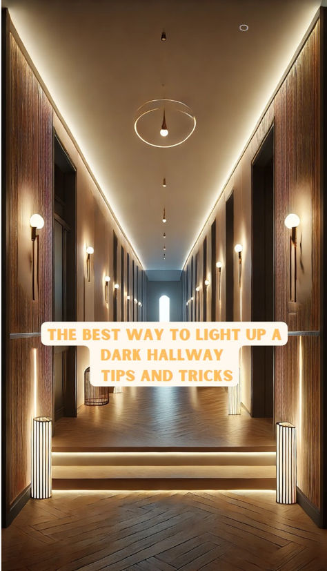 Foyer Lighting - Hallway Brighten Dark Hallway, Dark Hallway Ideas, Dark Hallways, Dark Hallway, Lighting Tips, Foyer Lighting, Lighting Trends, Interior D, Hallway Lighting