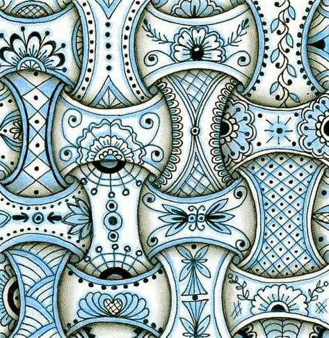 Modele Zentangle, Zantangle Art, Zentangle Artwork, Tangle Doodle, Zen Doodle Art, Zentangle Designs, Doodle Art Drawing, Tangle Art, Tangle Patterns