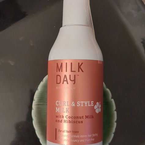 Nwt Milk Day Curl & Style Milk For All Hair Types Hair Curl Style, Milk Color, Hair Curl, All Hair Types, Hair Types, Milk, Color White, Hair, White