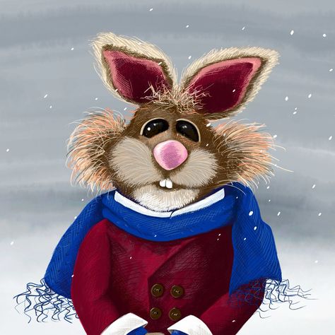 Bean Bunny from The Muppet Christmas Carol Muppets Christmas Carol, The Muppet Christmas Carol, Bean Bunny, Muppets Christmas, Muppet Christmas, Muppet Christmas Carol, Muppet Babies, Digital Drawings, Christmas Illustration