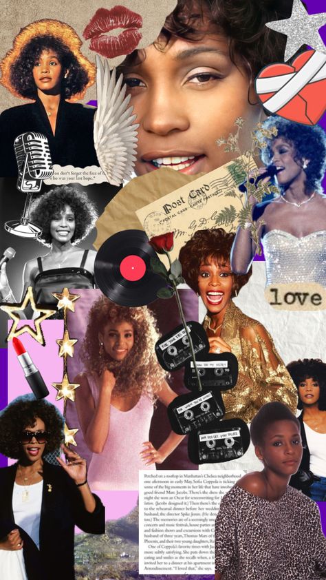 #meuprimeiroshuffle #myfirstshuffle #whitneyhouston #wallpaper #vibes Whitney Houston Wallpaper, Houston Wallpaper, Natalia Bryant, Hollywood Divas, Wallpaper Vibes, Selena Quintanilla, Whitney Houston, Role Models, Cute Wallpapers