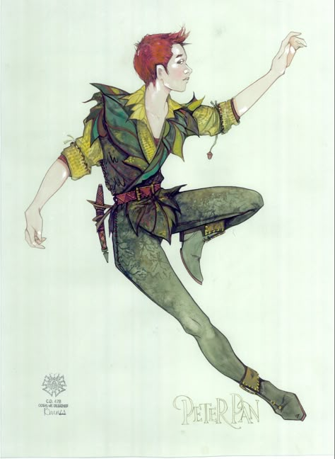 Peter Pan Drawing, Peter Pan Play, Peter Pan Halloween, Peter Pan Cosplay, Peter Pan Costumes, Peter Pan Art, Peter Pan Costume, Costume Design Sketch, Disney Cosplay