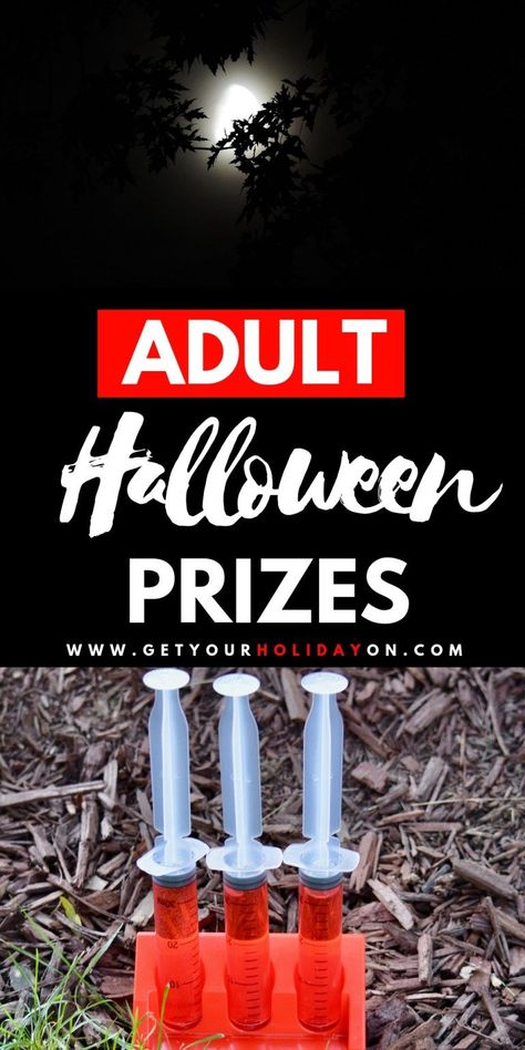 Adult Fun Halloween party Game Prize ideas to create the best costume party, pumpkin carving contest, door prizes, and the best Halloween bash! #halloween #diy #diys #diyfall Party Game Prize Ideas, Game Prize Ideas, Halloween Party Prizes, Adult Halloween Party Games, Adult Halloween Party Decorations, Party Game Prizes, Halloween Prizes, Prize Ideas, Cooking Projects