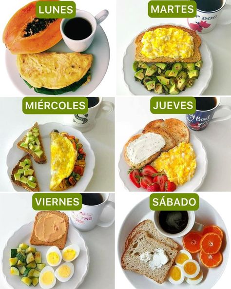 Dietas en casa Pasti Fit, Healthy Food Habits, Healthy Lunch Snacks, Healthy Food Menu, Easy Healthy Meal Prep, Healthy Food Dishes, Healthy Food Motivation, Idee Pasto Sano, Easy Cooking Recipes