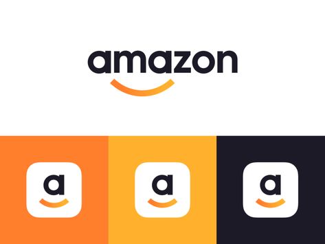 The New Amazon by Sam Bunny | Dribbble Paul Rand Logos, Human Logo Design, Blog Logo Design, Free Logos, Circle Logo Design, Portfolio Presentation, Human Logo, Famous Logos, Logo Redesign