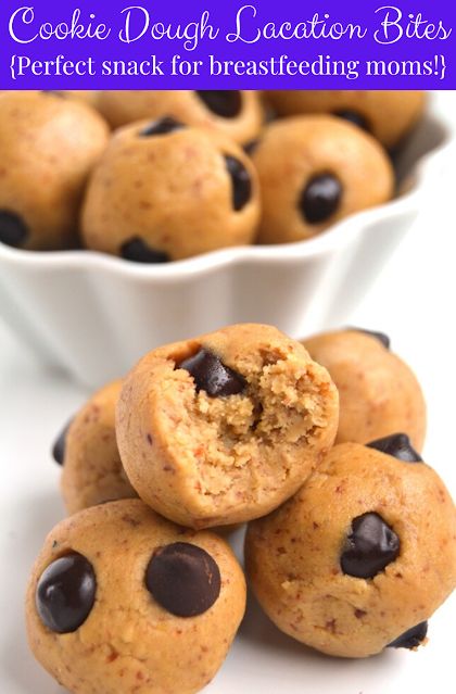 Cookie Dough Lactation Bites take just 5 minutes to make and are the perfect healthy snack for the nursing mom featuring oats, flax and a secret protein and fiber packed ingredient! www.nutritionistreviews.com #breastfeeding #nursing #lacation #mom #newmom #newborn #infant Lactation Cookie Recipes, Lactation Bites, Lactation Cookie, Lighter Recipes, Lactation Cookies Recipe, Breastfeeding Snacks, Breastfeeding Foods, Lactation Recipes, Cookie Dough Bites