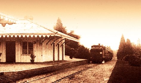 Brookwood North station, where the London Necropolis Railway brought the bodies of those who were to be buried in the great cemetery in Woking. London Transportation, Old Piano, Underground Tube, Old Pianos, Victorian London, End Of The Line, Piano Teacher, The London, Train Station