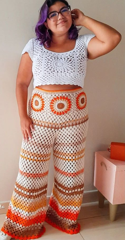 Pants Crochet, Crochet Beach Wear, Crochet Potholder Patterns, Top A Crochet, Crochet Potholder, Spring Crochet, Crochet Bottoms, Shorts Crochet, Vestidos A Crochet