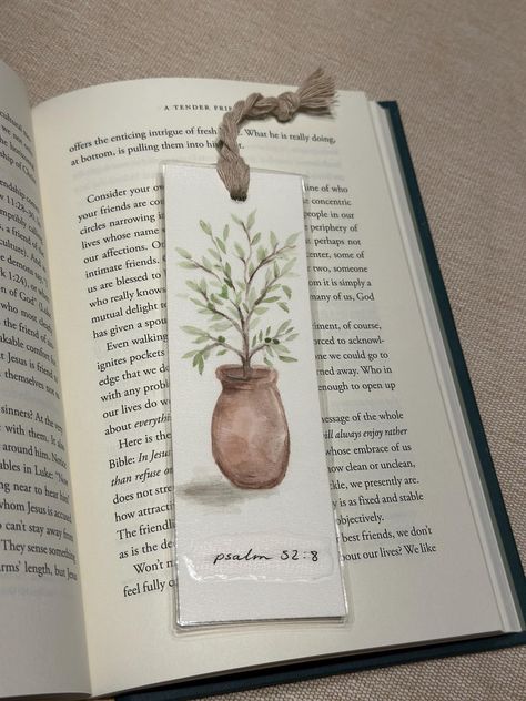 Biblically inspired, hand-painted watercolor bookmarks--perfect as a gift or a special treat for yourself! A beautiful and practical way to keep scripture close. 🤍  DETAILS:  * Hand-lettered on high-quality watercolor paper  * Laminated for durability  * Handcrafted bookmark tassel made from recycled cotton  * Customizable Bible verse  PLEASE NOTE:  * I will be adding more bookmark designs periodically.  * All bookmarks are made to order and hand-painted, so they may vary slightly from the pict Bookmarks Handmade Bible Verse, Scripture Bookmarks Diy, Watercolor Bible Bookmarks, Mark Books Ideas, Bookmarks Handmade Quotes, Bookmark For Boyfriend, Book Marks Design, Bible Bookmarks Diy, Hand Painted Bookmarks