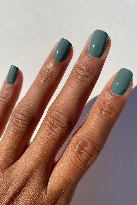 Rockaway is a dusty teal creme nail polish. Our creme polishes feature a smooth, high quality formula for ease of use and long lasting wear. Spring Nails Ideas, Teal Nails, Dusty Teal, Solid Color Nails, May Nails, Polish Ideas, Simple Gel Nails, Beach Nails, Nanotechnology