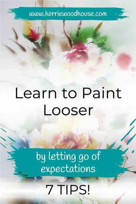 How to Loosen Up Your Watercolour Painting (7 tips) Large Scale Watercolor, Watercolour Tips And Tricks, How To Paint Art, Watercolour Artists, Loose Watercolour Painting, Watercolor Art For Beginners Step By Step, How To Watercolor, Watercolor Painting Easy, Master Watercolor