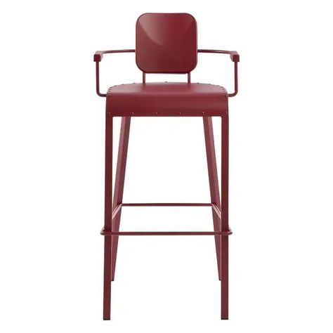 Da A Furniture - 101 For Sale at 1stDibs Red Stool, Elegant Bar Stools, Red Bar Stools, Elegant Bar, Black Stool, Red Armchair, Iron Stools, Furniture Design Chair, Backless Bar Stools