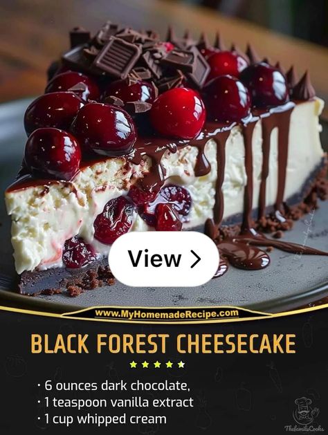 Lemon8 · Black Forest Cheesecake  Ingre · @Justjas Black Forest Cheesecake Recipe, Black Forest Cheesecake, Mini Cheesecakes Easy, Mini Cheesecakes, No Bake Pies, Cheesecake Recipes, Black Forest, Cake Ideas, Vanilla Extract