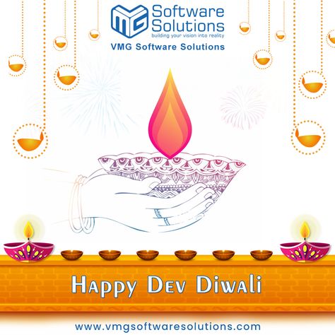 “May this Diwali, come with a beautiful beginning, fresh hope, bright days and new dreams. “ Wish you all a very lovely & cheerful Diwali.  Happy Dev Diwali…. From @VMGSoftwareSolutions  Looking for a great website for your business so here we are: we are providing an excellent website for your business with big offers.   #HappyDevDiwali #SubhDiwali #DiwaliCelebration #HappyDiwali WebsiteDesigner #WebDevelopment #MobileAppDevelopment #EcommerceDevelopment #LogoDesign #FlyerDesign Happy Dev Diwali, Happy Diwali Corporate Wishes, Diwali Post For Digital Marketing, Hppy Dipawali, Happy Deewali Poster, Dev Diwali, Happy Deepavali 2022, Diwali Happy, Digital Marketing Seo