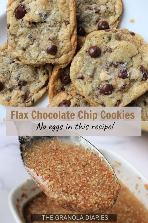 Chia Seed Chocolate Chip Cookies, Flax Meal Cookies, Fiber Rich Baked Goods, Flax Seed Chocolate Chip Cookies, Flax Seed Cookie Recipes, Fiber Cookies Healthy, Flaxseed Chocolate Chip Cookies, High Fiber Chocolate Chip Cookies, Ground Flax Seed Recipes