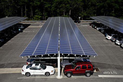 New Jersey Surpasses California for Commercial Solar Power Parking Plan, Solar Carport, Solar Panels For Home, Solar Roof, Best Solar Panels, Photovoltaic Panels, Solar Projects, Solar House, Solar Technology