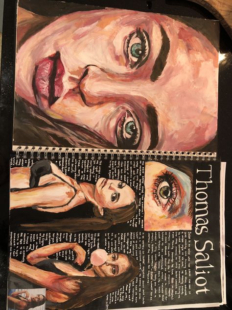 Latifa.x Portraiture A Level Art, Igcse Artist Study, Artist Studies Gcse, Portraiture Artists Gcse Art, A Level Portraiture, Artist Study A Level, Artist Journal Sketchbooks, Artist Study Gcse Sketchbook Ideas, Artists To Study For Gcse