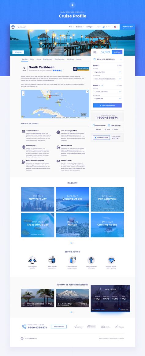 Take a look at what we think cruise booking and trip planning could look like.The Process:1. Defining the problemWe carefully analysed the product and conducted market research. The results suggested that most cruise and trip booking sites are too com… Research Websites, Travel Website Design, Portal Design, List Website, Booking Website, Booking Sites, Luxury Cruise, Web Inspiration, Travel Website