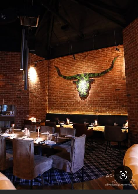 Steak House Restaurant Design, Steak House Interior Design, Steak House Interior, Steak Restaurant Design, Steak House Design, Steakhouse Design Interiors, Steakhouse Restaurant Design, Steakhouse Interior, Private Dining Room Restaurant