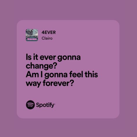 4ever Clairo Spotify, Clairo Song Lyrics, Clairo 4ever, Clairo Lyrics, Sharing Headphones, Text Widget, Obscure Quotes, Lyrics Ideas, Romanticise Life